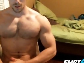 Hung College Hunk Max Hill Gets Off With Armpit and Nipple Fetish
